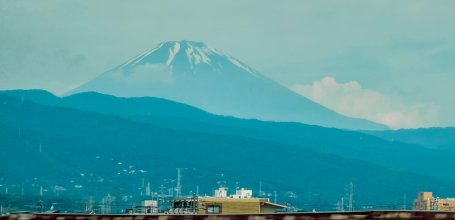 View of Mount Fuji from the Tokaido Shinkansen
