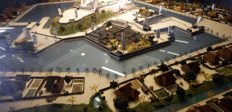 Maruoka Castle (Fukui), Scale model of the castle at its prime