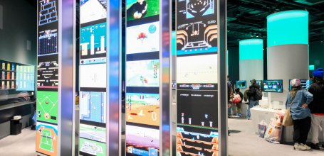 Nintendo Museum (Uji, Kyoto), Various video games screenshots