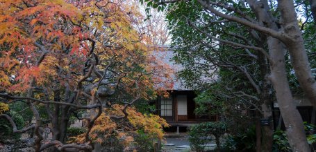 Edo-Tokyo Open-Air Architectural Museum, View on the Tenmyo farmhouse (end of 18th century)