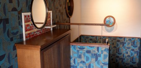 Marufukuro Hotel (Kyoto), Art Deco style inside the hotel