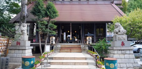 Koenji Hikawa-jinja (Tokyo), The shrine's main pavilion