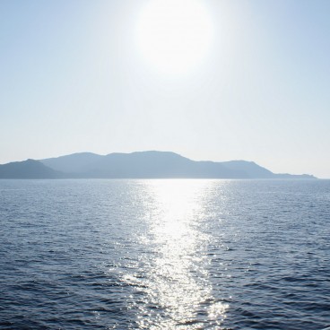 Okinawa Archipelago, View from the ferry between Naha and Zamami Island 