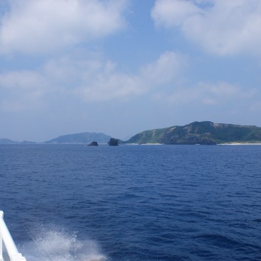 Zamami Island (Okinawa), View on the Kerama archipelago from the ferry