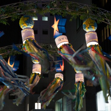 Umeda Sky Building (Osaka), Fukinagashi decorations for Tanabata festival