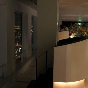 Umeda Sky Building (Osaka), Night view of the observatory with decorations for Tanabata festival