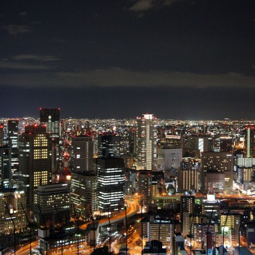 Umeda Sky Building (Osaka), Night view on the city from the observatory 2