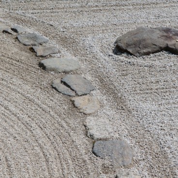 Ginkaku-ji, Detail of the dry garden