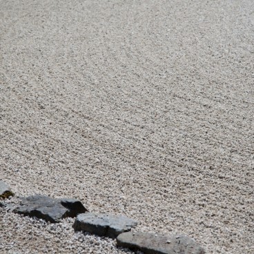 Ginkaku-ji, Detail of the dry garden 2