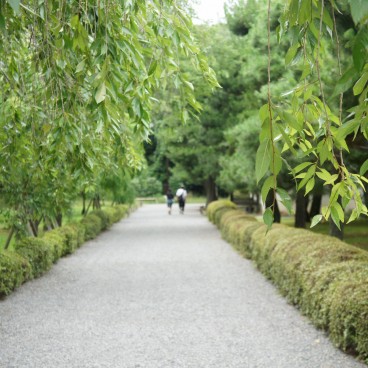 Nijo Castle (Kyoto), Visitors in the Castle's grounds 2