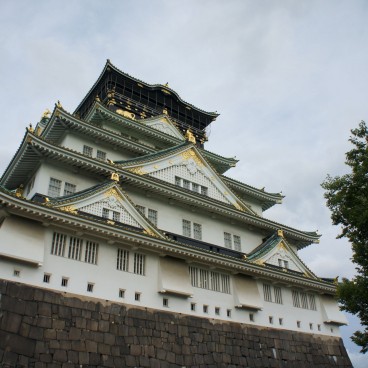 Osaka Castle, View on the keep 4