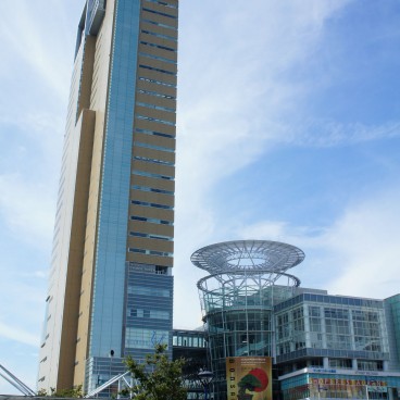 Takamatsu, Symbol Tower near the JR station