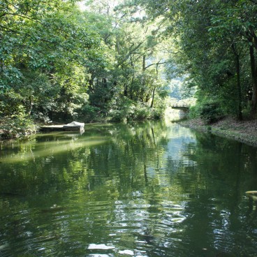 Ritsurin Koen (Takamatsu), View on the river