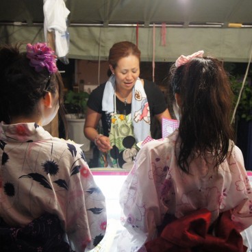 Tenjin Matsuri in Osaka, Street food stall