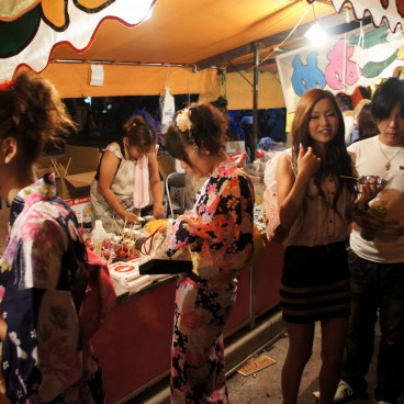 Tenjin Matsuri in Osaka, Street food stall 2