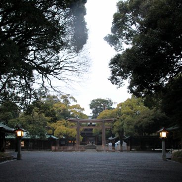Meiji-jingu, Shrine before the renovation for its 100th anniversary