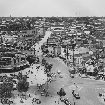 Shibuya Crossing in Tokyo in 1952