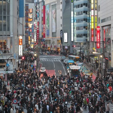 Shibuya Crossing in Tokyo 2