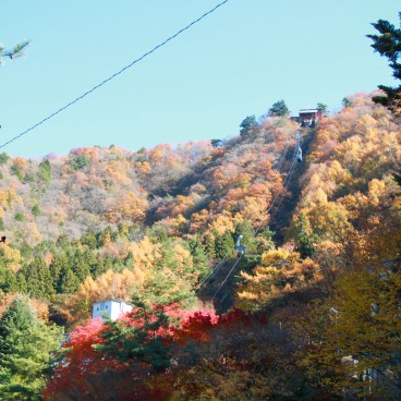 Lake kawaguchi (Mount Fuji), View on Mt. Fuji Panoramic Ropeway
