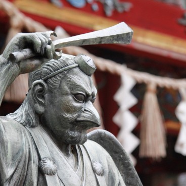Mount Takao (Tokyo), Statue of a Tengu mountain god