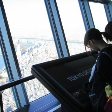 Tokyo SkyTree, Visitors in the observatory