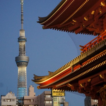 Senso-ji Temple and Tokyo SkyTree