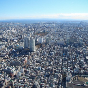 Tokyo SkyTree, View on Tokyo Bay