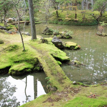 Saiho-ji Koke-dera temple (Kyoto), Moss garden in autumn 5