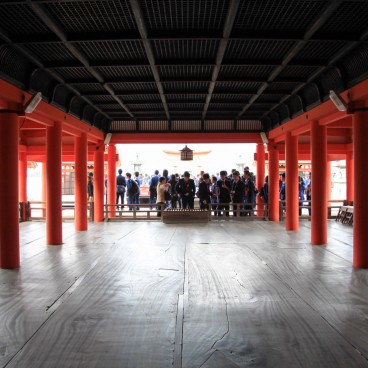 Itsukushima-jinja (Miyajima), View on the shrine's main hall