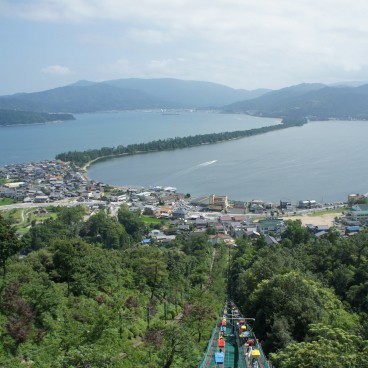 Amanohashidate, View from Kasamatsu Park's observation deck 2