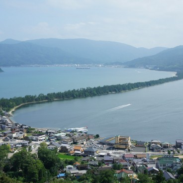 Amanohashidate, View from Kasamatsu Park's observation deck