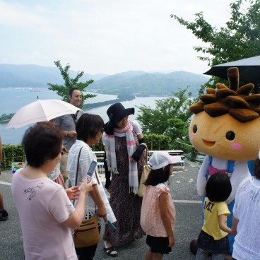 Amanohashidate, Japanese mascot in Kasamatsu Park