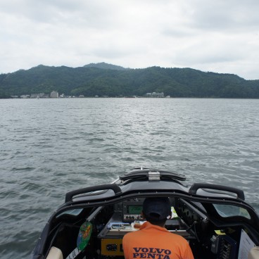 Amanohashidate, Ride in motorboat