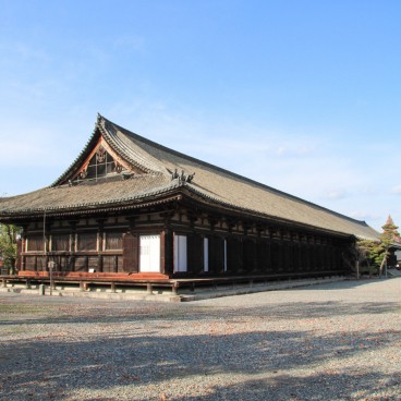 Sanjusangendo in Kyoto, The 120-meters long building
