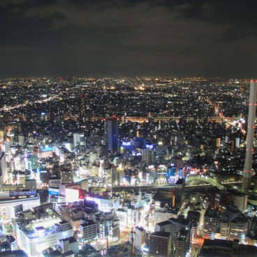 Sunshine 60 Observatory (Ikebukuro), Night view on Tokyo 2