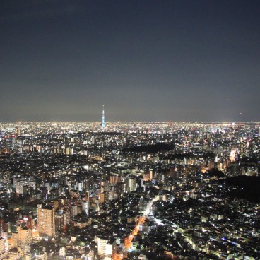 Sunshine 60 Observatory (Ikebukuro), Night view on the Tokyo SkyTree 2
