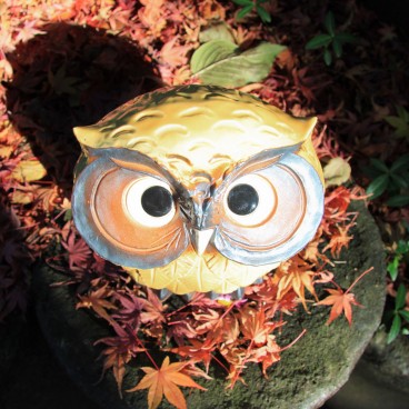 Adashino Nenbutsu-ji (Kyoto), Owl's statue