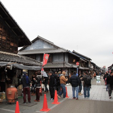 Inuyama Castle (Aichi Prefecture), View on a preserved feudal street