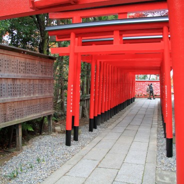 Inuyama Castle (Aichi Prefecture), Torii gates corridor 2