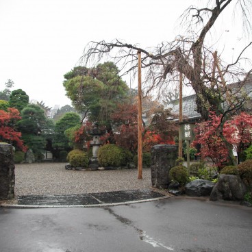 Kawagoe (Saitama), Kita-in temple's ground in autumn on a rainy day
