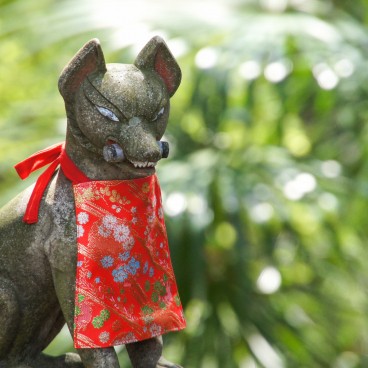 Yoshinoyama, Fox statue