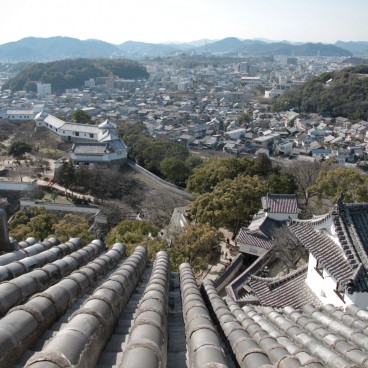 Himeji Castle, View from the keep 2