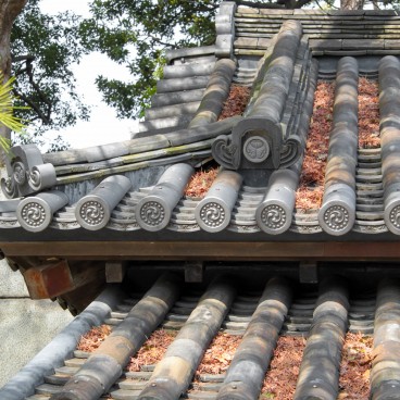 Kokyo Tokyo Imperial Palace, Detail of the traditional roofs