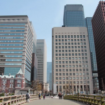 Kokyo Tokyo Imperial Palace, View towards Marunouchi