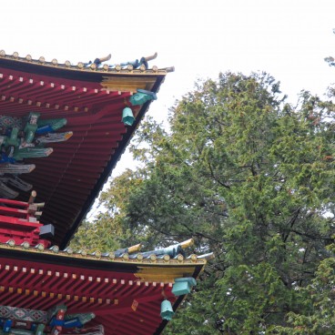 Toshogu (Nikko), Detail of five-story pagoda Gojunoto
