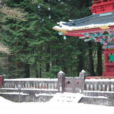 Toshogu (Nikko), Detail of five-story pagoda Gojunoto 2