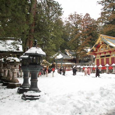 Toshogu (Nikko) under the snow