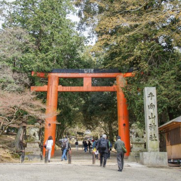 Todai-ji (Nara), Torii gate to Tamukeyama shrine