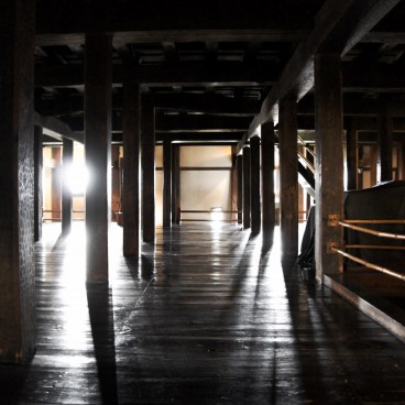 Matsumoto Castle, Inside view of the keep 4
