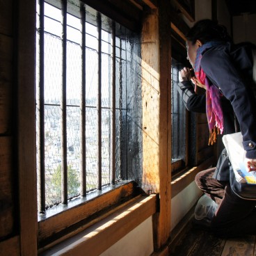 Matsumoto Castle, Inside view of the keep 2